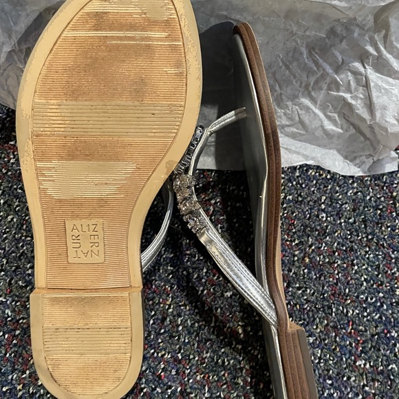 SOLD NOT FOR SALE Naturalizer Fallyn silver strap & clear rhinestone - Picture 10 of 11